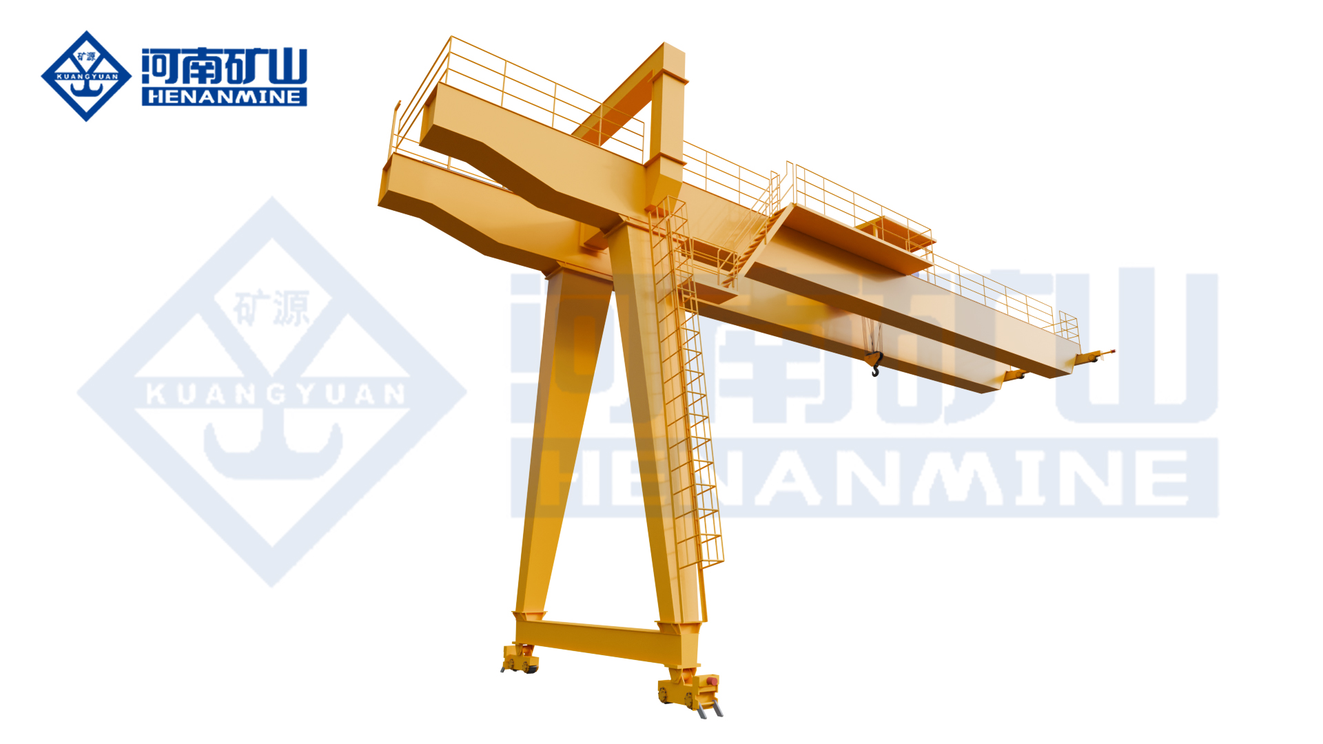 High-capacity Double-Girder Semi-Gantry Crane