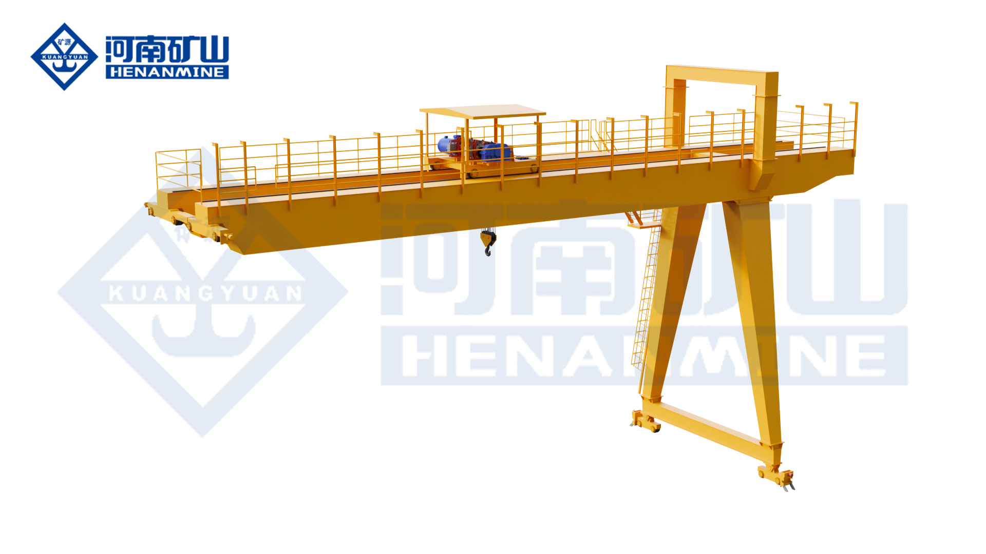 High-capacity Double-Girder Semi-Gantry Crane