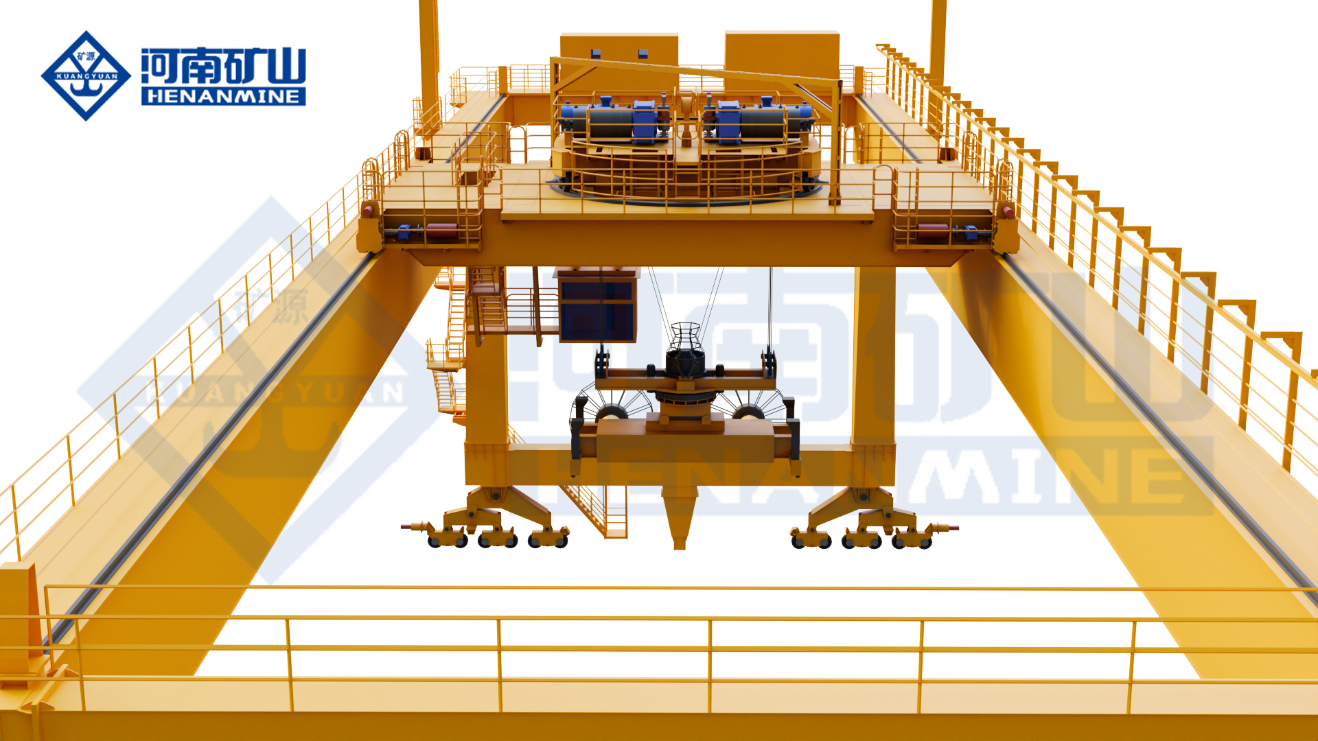 Henan Mine Crane rail-mounted container gantry crane