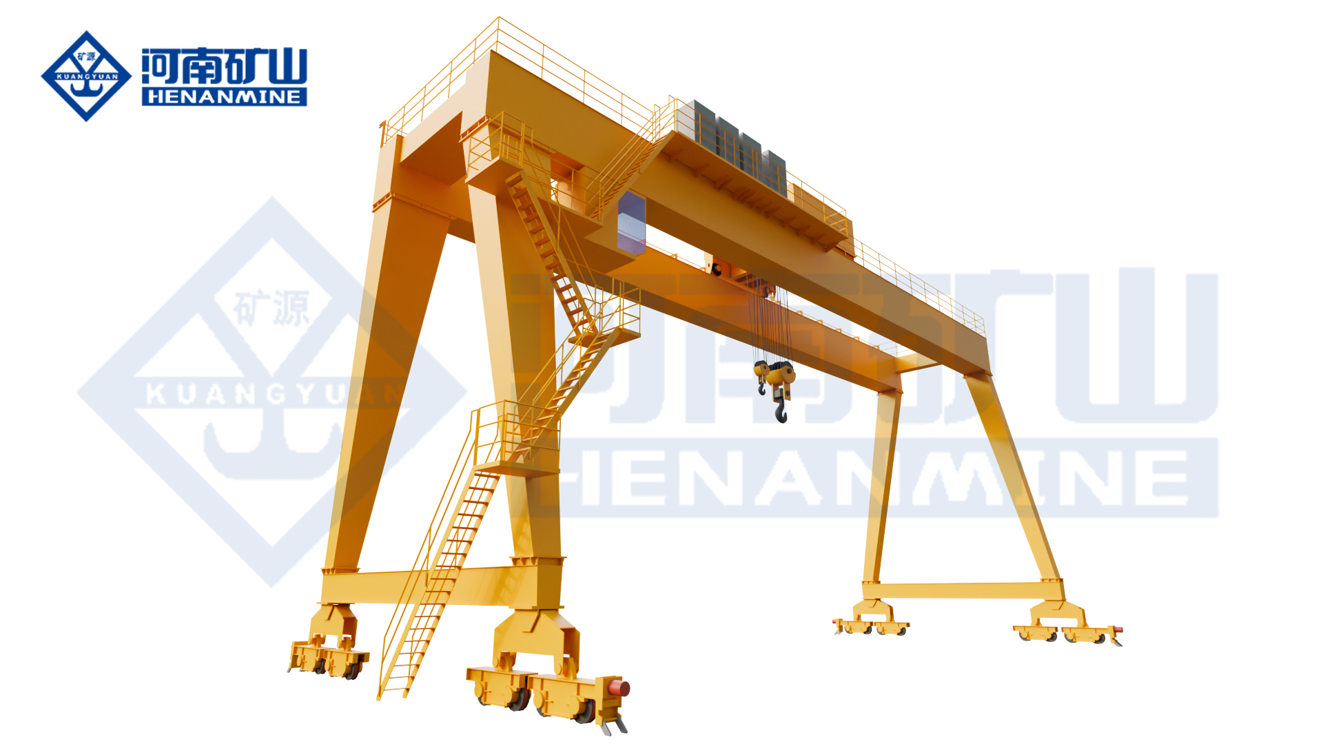Mg Double Girder Gantry Crane with 50/10 Ton