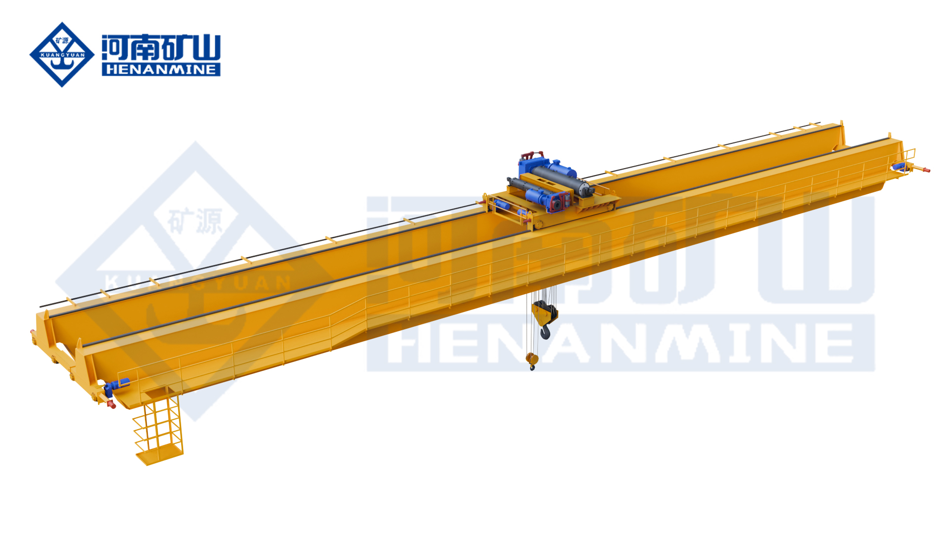 bridge double girder crane for chemical plants（