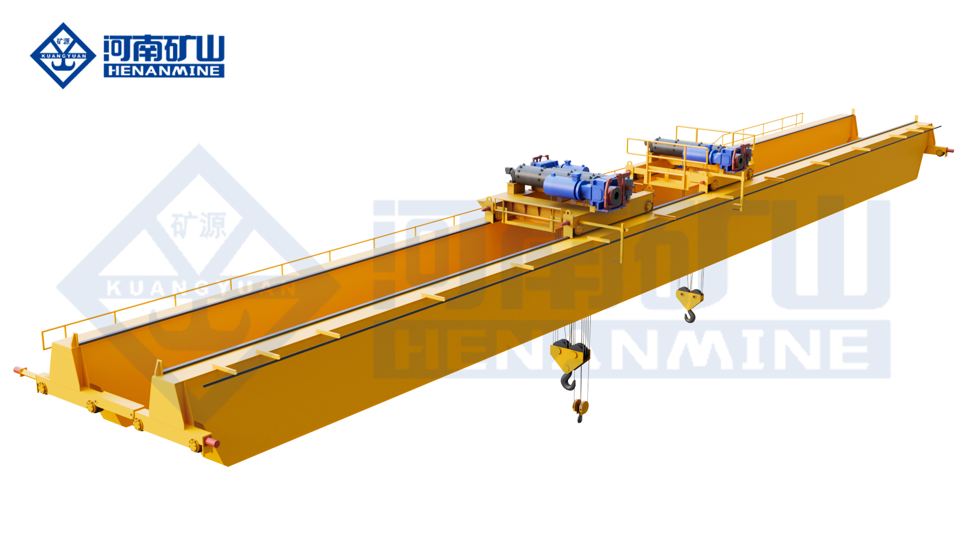 1 ton - 50 tons explosion-proof overhead double girder crane