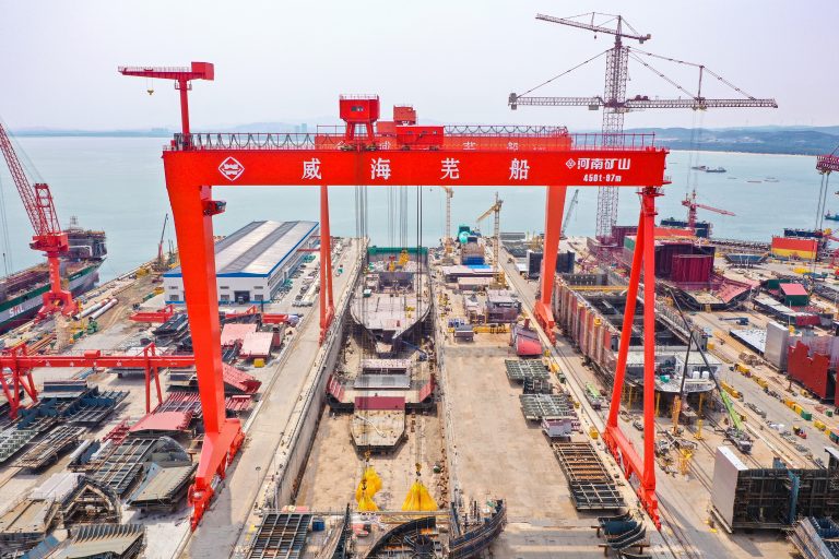 Henan Mine Crane 450t Super-span Shipbuilding Gantry