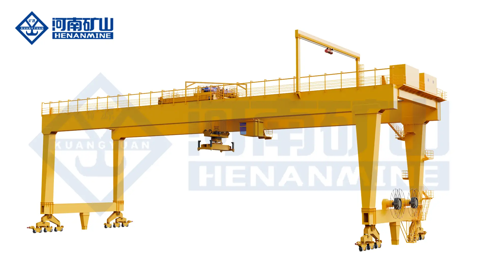 Henan Mine Crane rail-mounted container gantry crane