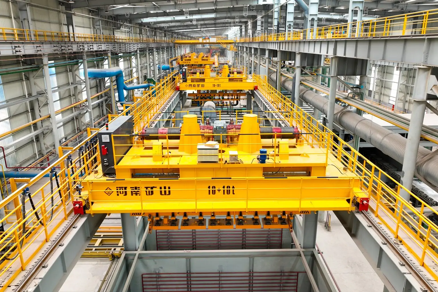 Electromagnetic Hanging Beam Crane Henan Mine Crane Factory supply